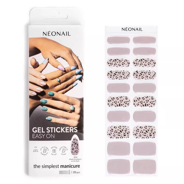 

Гибридные наклейки для ногтей m04, 1 упаковка. Neonail Easy on gel