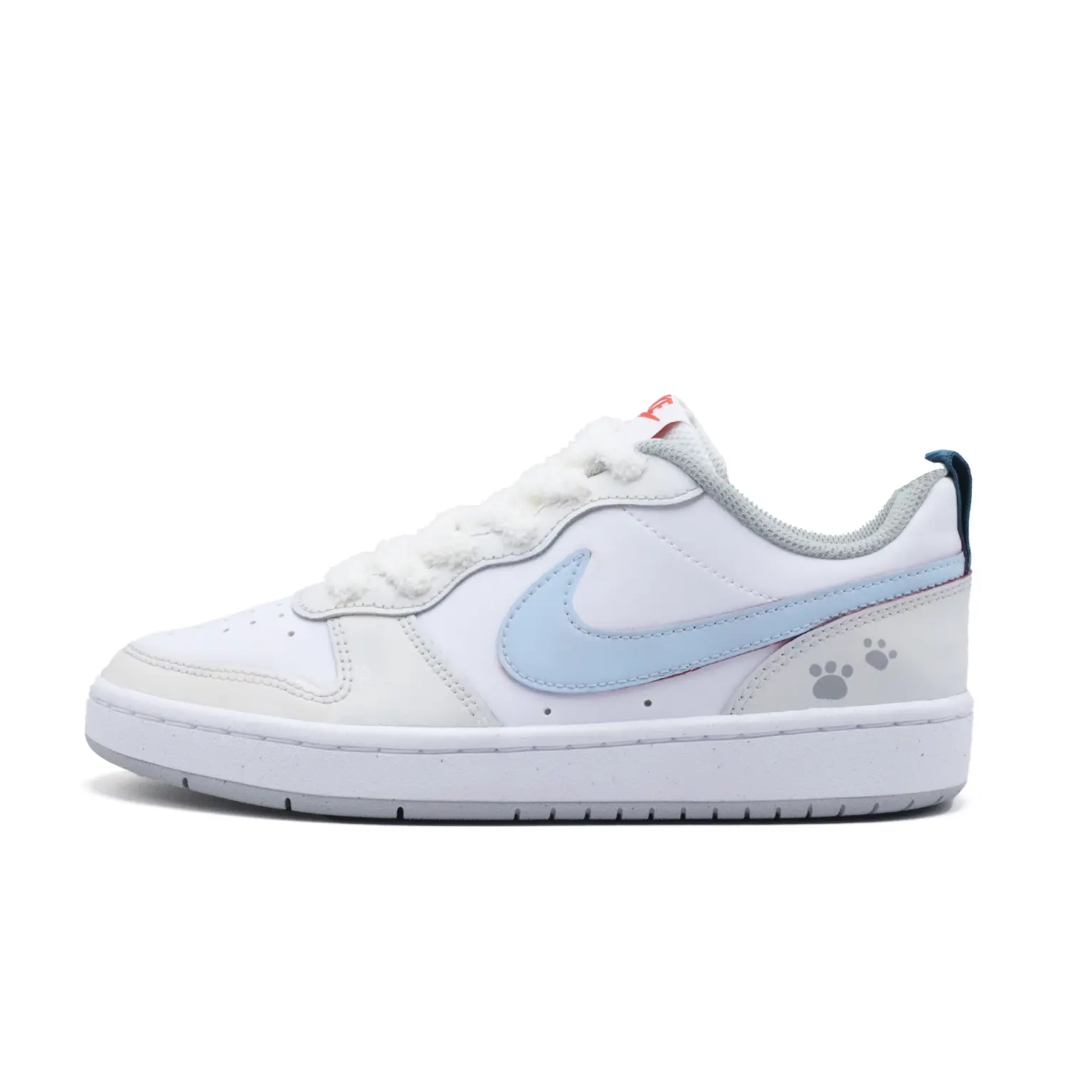 

Nike Детские кроссовки для скейтбординга Court Borough Cream Cake с противоскользящим покрытием, износостойкие, низкие, для подростков