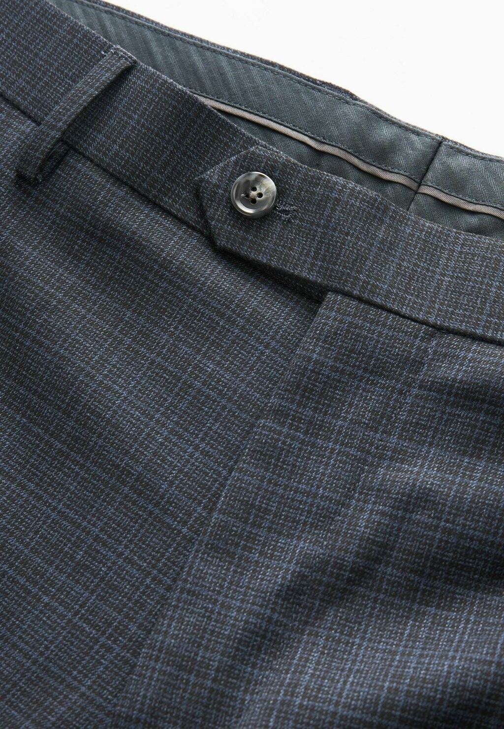 

Костюмные брюки SKINNY FIT CHECK Next, синий