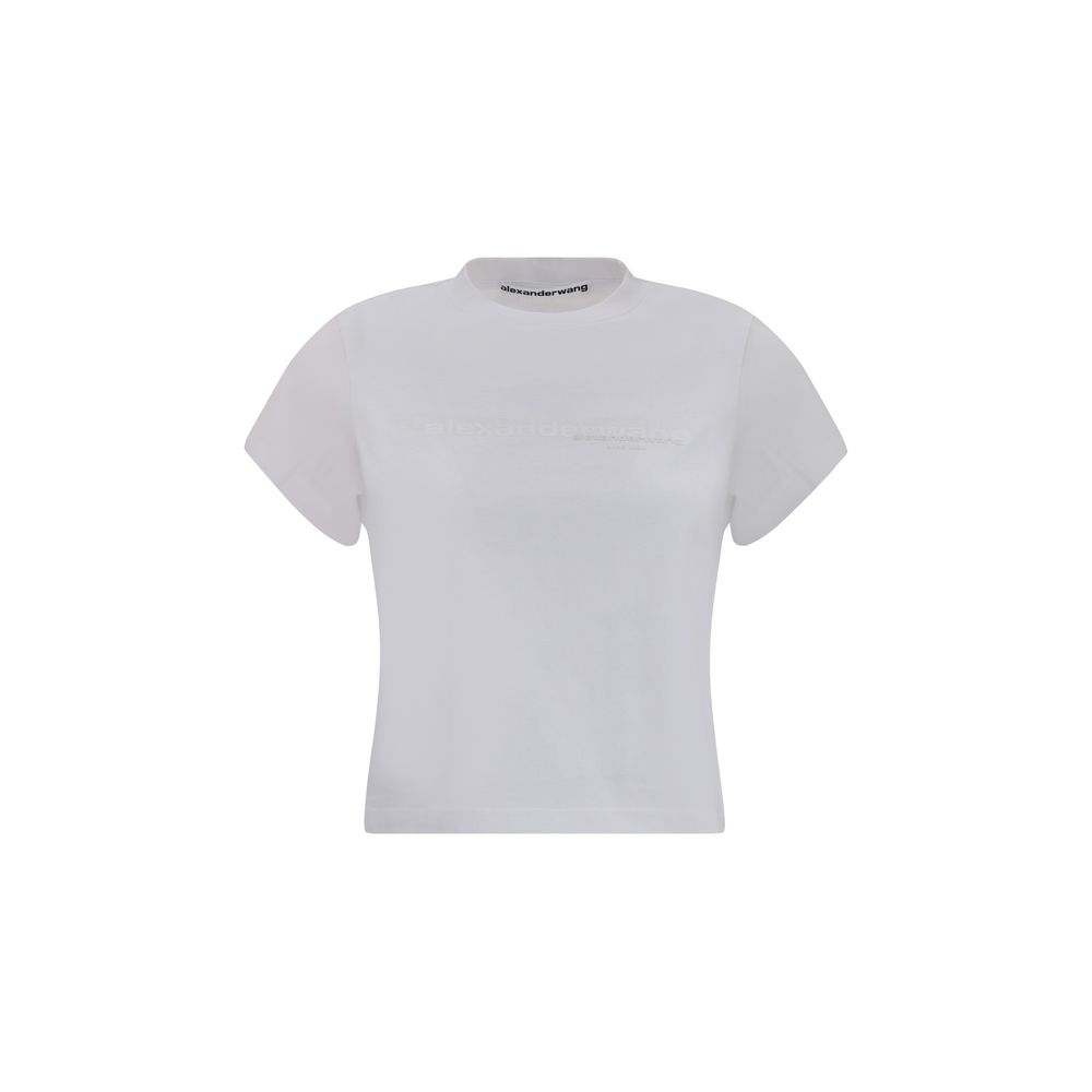 

Укороченная футболка Alexander Wang, белый