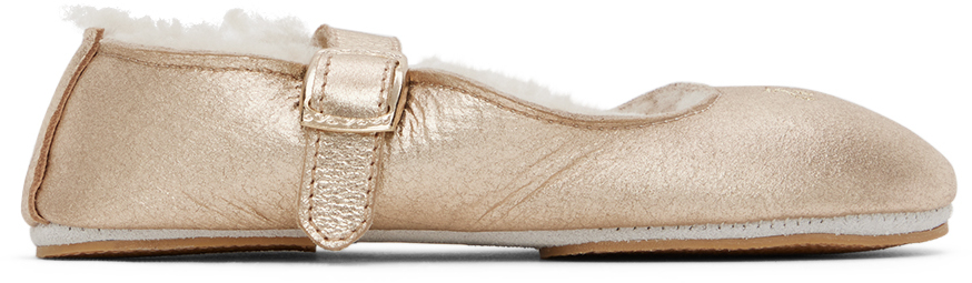 

Детские балетки Gavina Mary Jane Gold Bonpoint