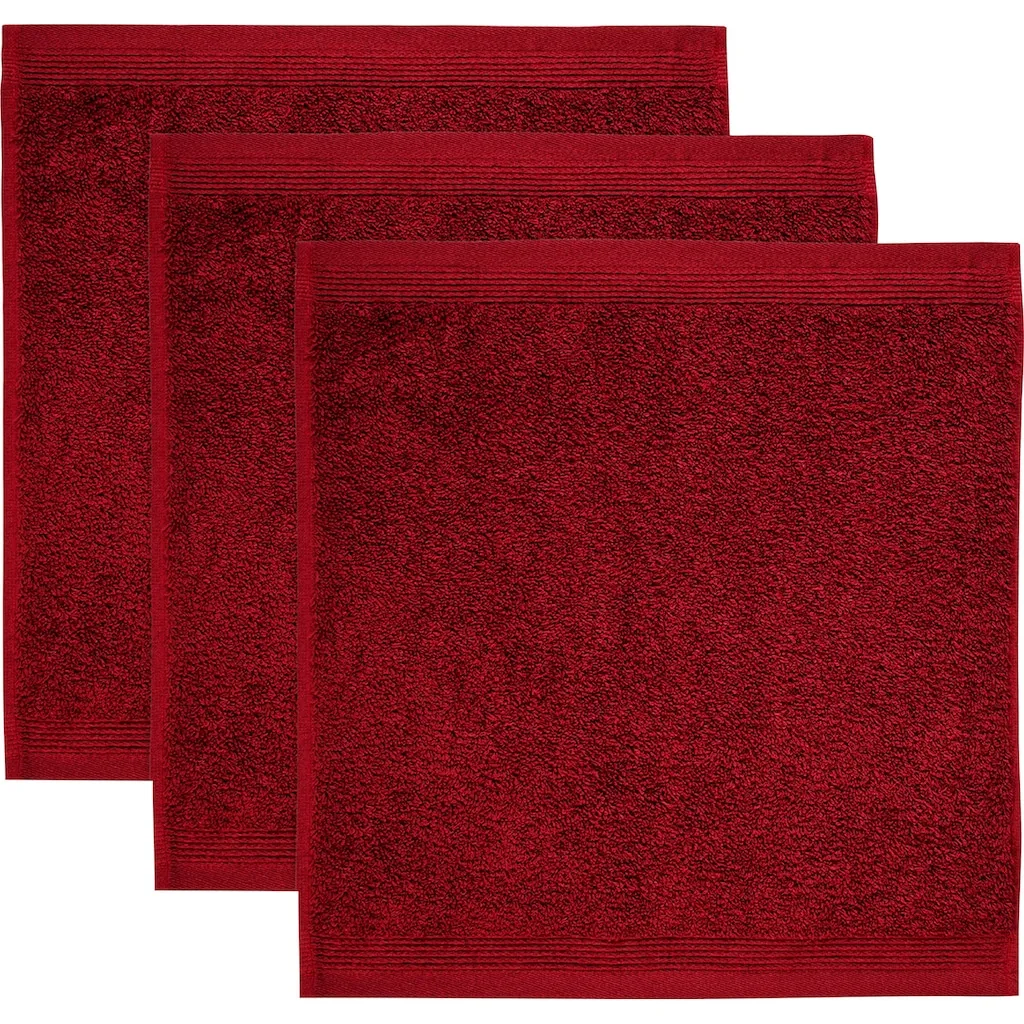 

Полотенце Superwuschel с бордюром, комплект полотенец, 100% премиальный хлопок, мягкое Möve, Ruby