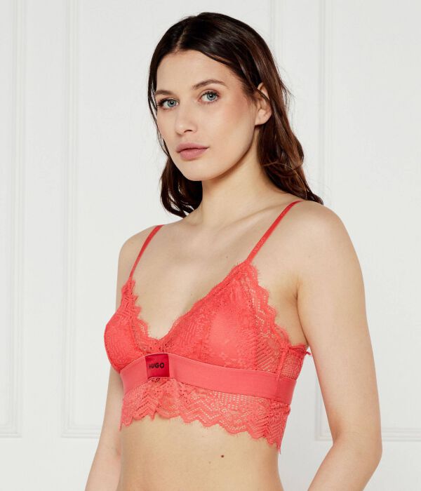 

Кружевной бюстгальтер Hugo Bodywear, красный