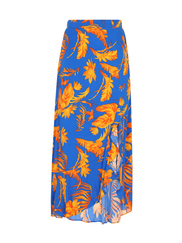 

Юбка длиной до колена IZIA, цвет blue yellow