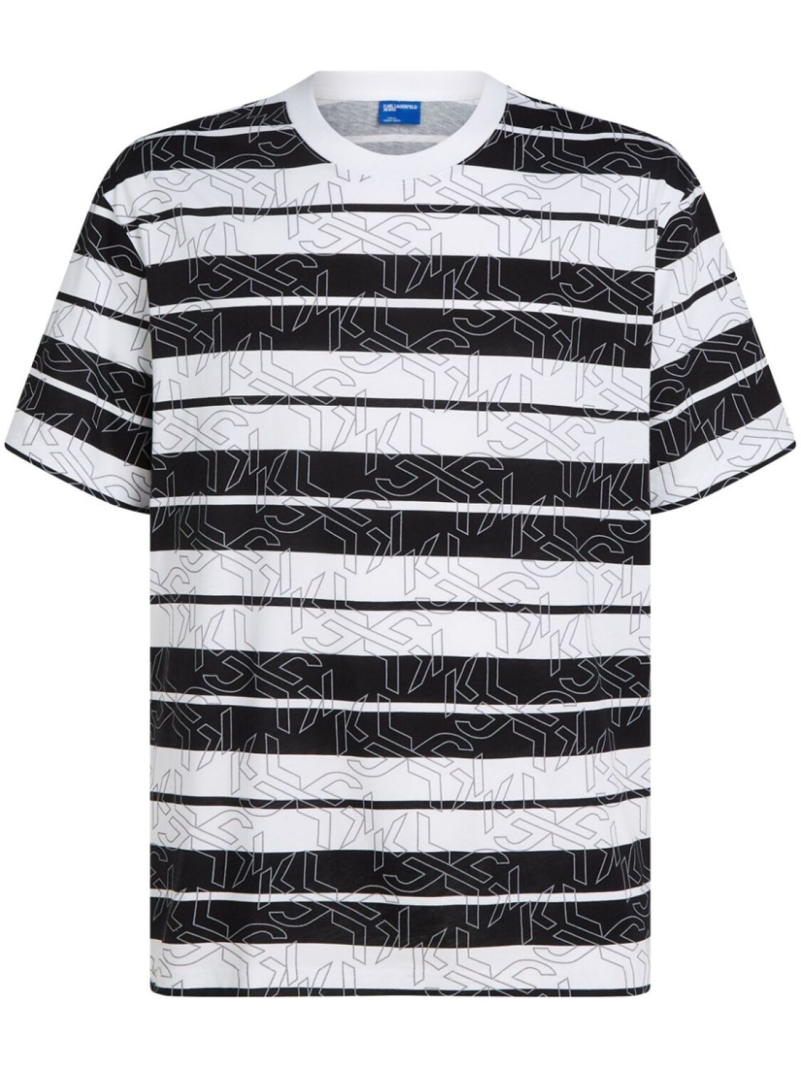 

Футболка в полоску с логотипом Karl Lagerfeld Jeans, черный