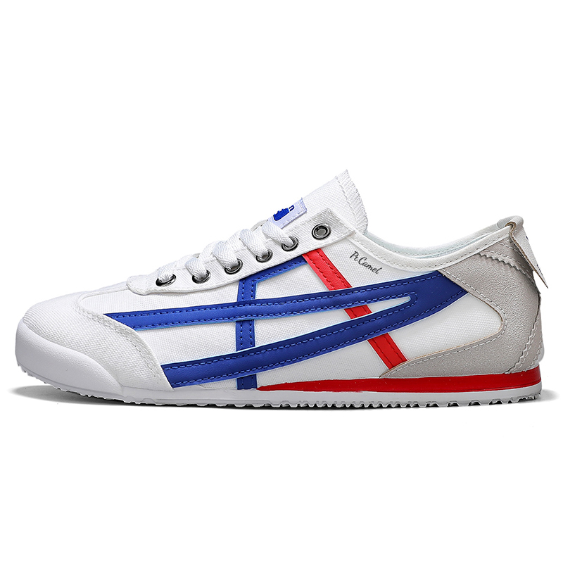 

Нескользящие, износостойкие, легкие низкие повседневные туфли для мужчин PROTECTCAMEL, White Blue