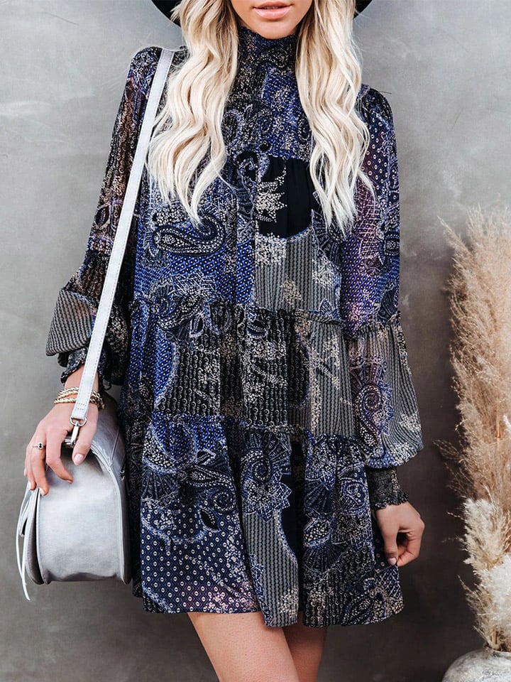 

Короткое платье Milan Kiss, цвет schwarz/blau
