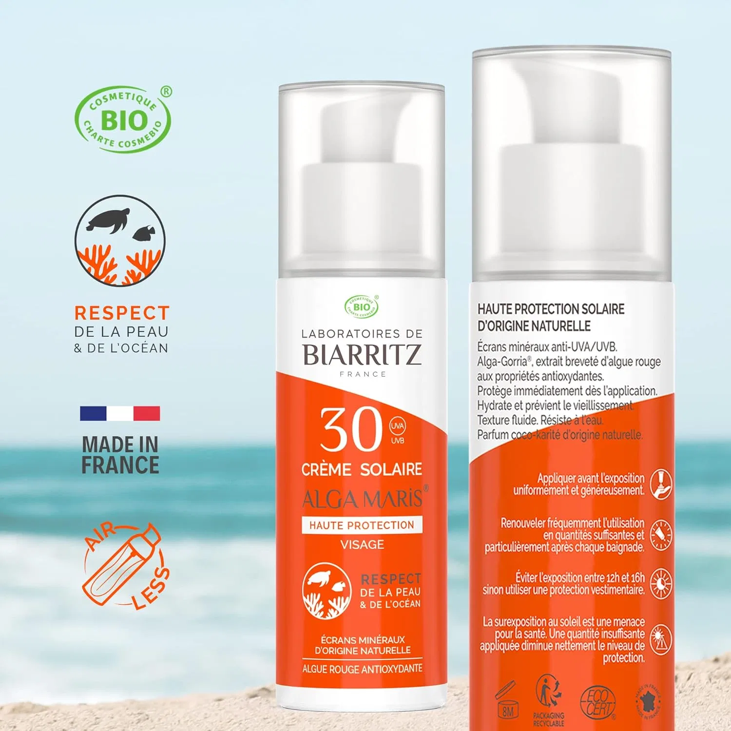Солнцезащитный крем для лица SPF 30 от Algamaris Laboratoires De Biarritz — фото 2
