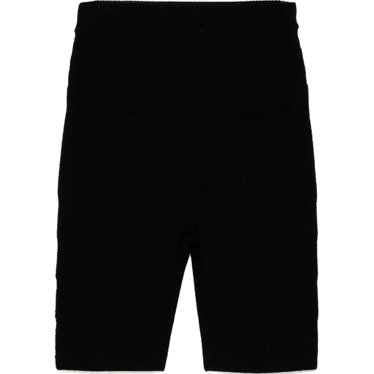 

Шерстяной вязаный шорт RICK OWENS, черный