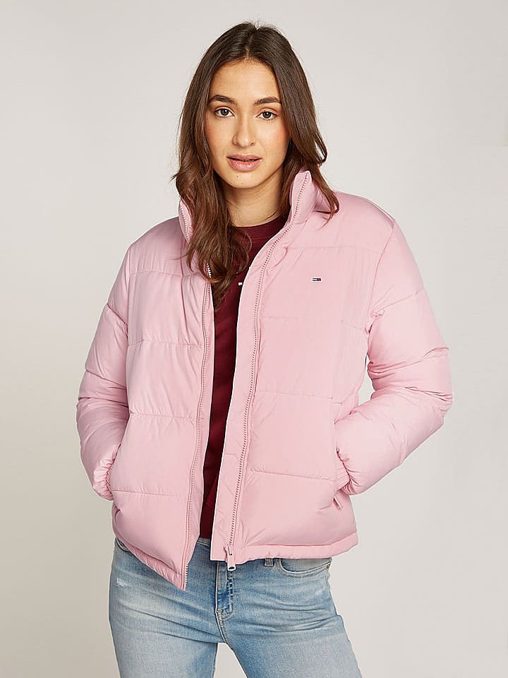 

Пуховик TOMMY JEANS, розовый