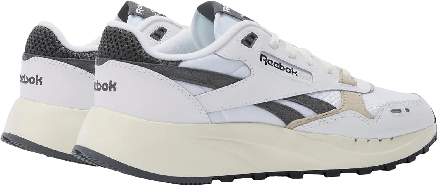 Кроссовки Reebok Unisex Classic Leather 2400, White Grey 5 Vintage Chalk — фото 3