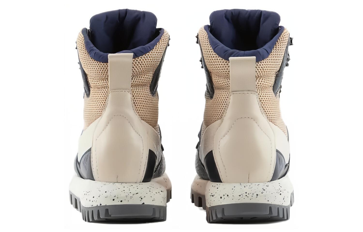 Кроссовки EMPORIO ARMANI Lifestyle Shoes Men High-top Brown, коричневый — фото 4