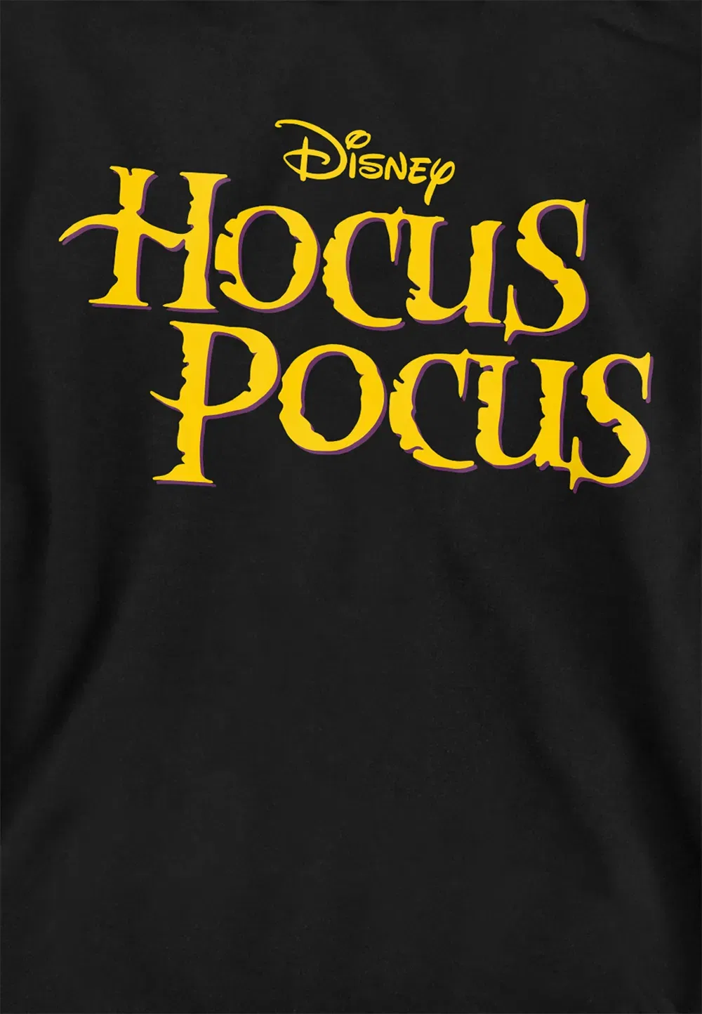 Детская толстовка Hocus Pocus Logo, Disney, черный — фото 2