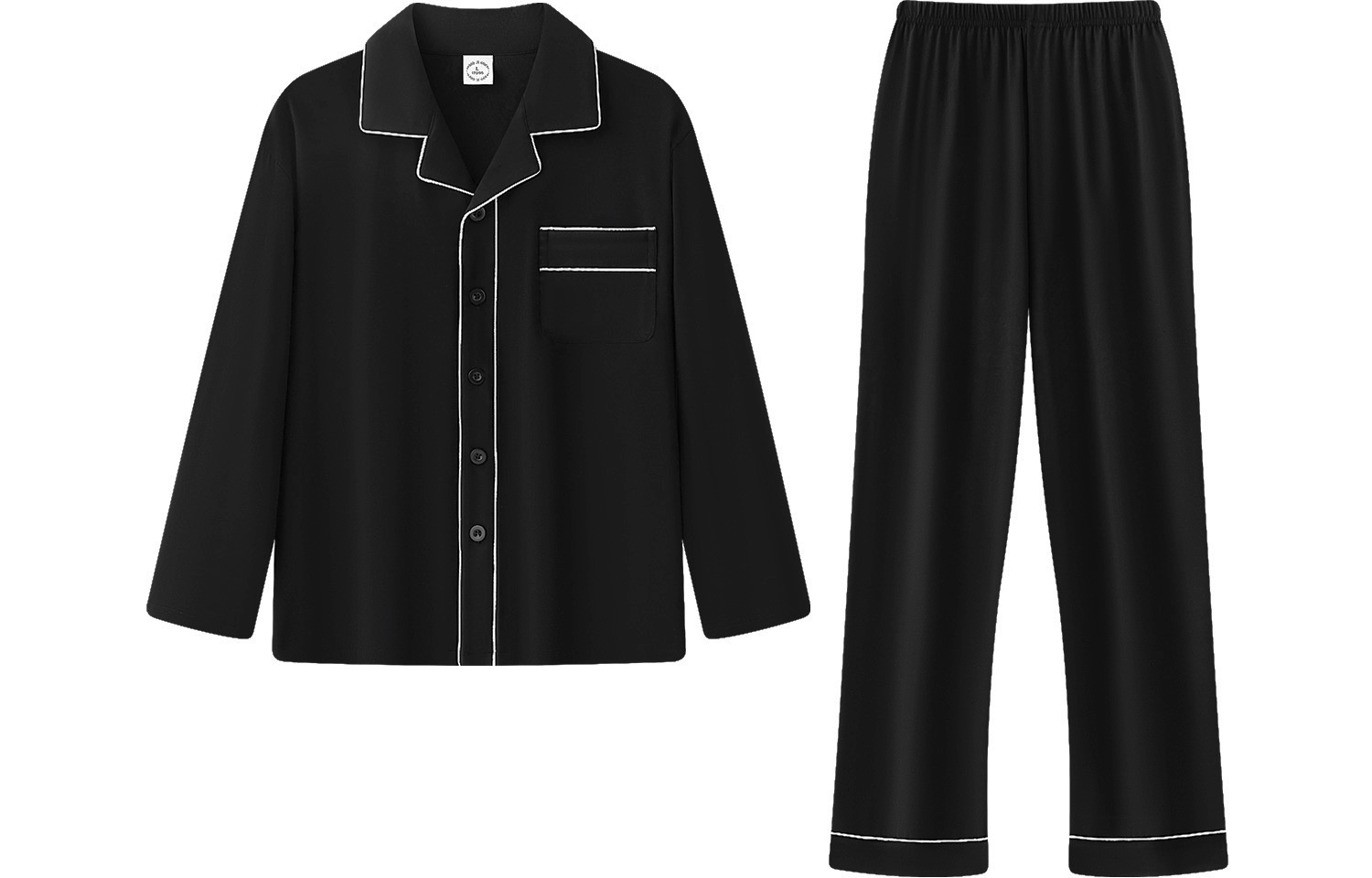 

Мужской пижамный комплект Gongdie, Cloud Touch Cotton Black