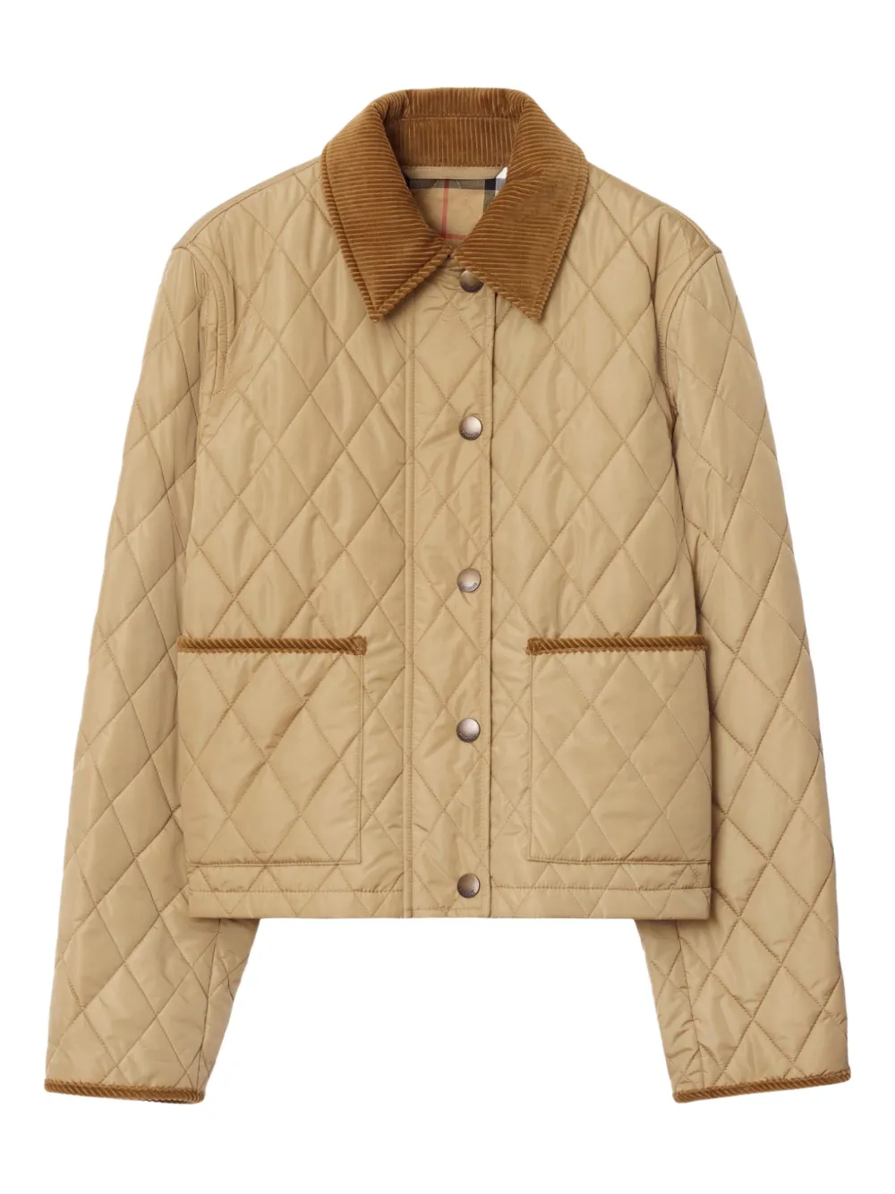 

Укороченная стеганая куртка BURBERRY, нейтральный