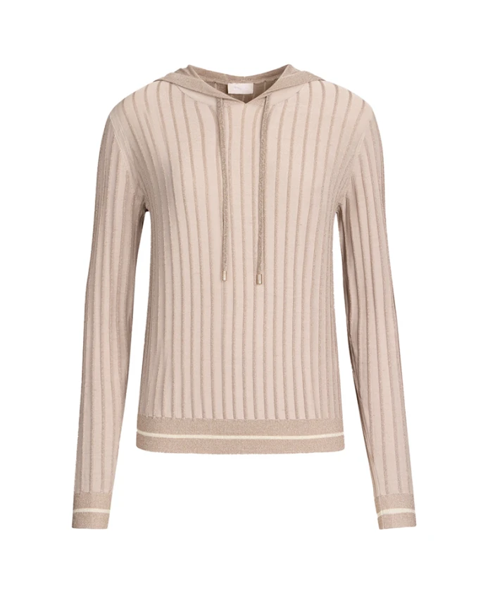 

Бежевый пуловер с элегантными деталями Liu Jo, бежевый