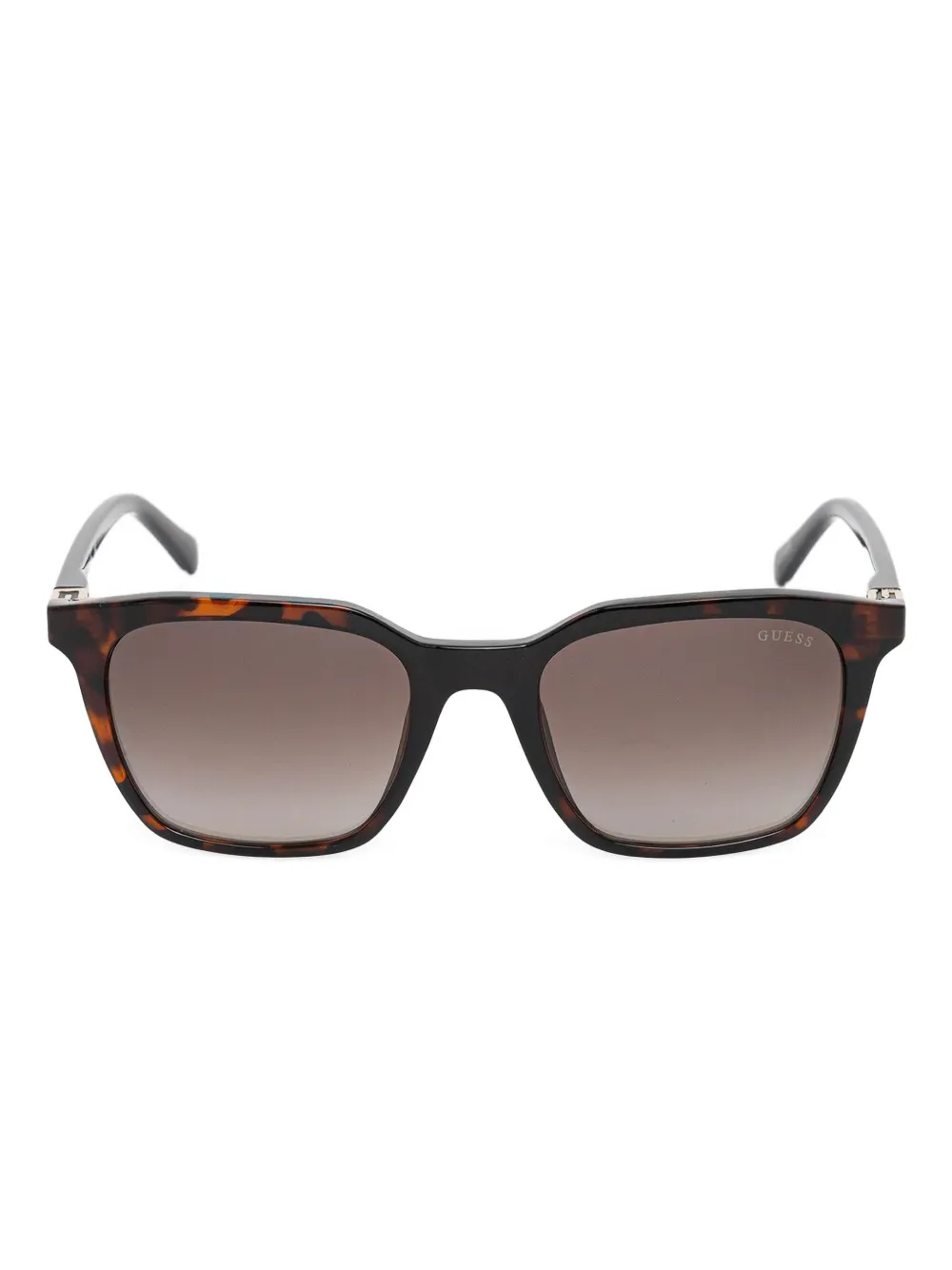 

Солнцезащитные очки в прямоугольной оправе черепаховой расцветки GUESS EYEWEAR, коричневый