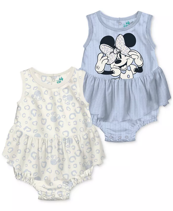 

Комплект боди с юбочкой для девочек Minnie Mouse, 2 предмета Disney, синий