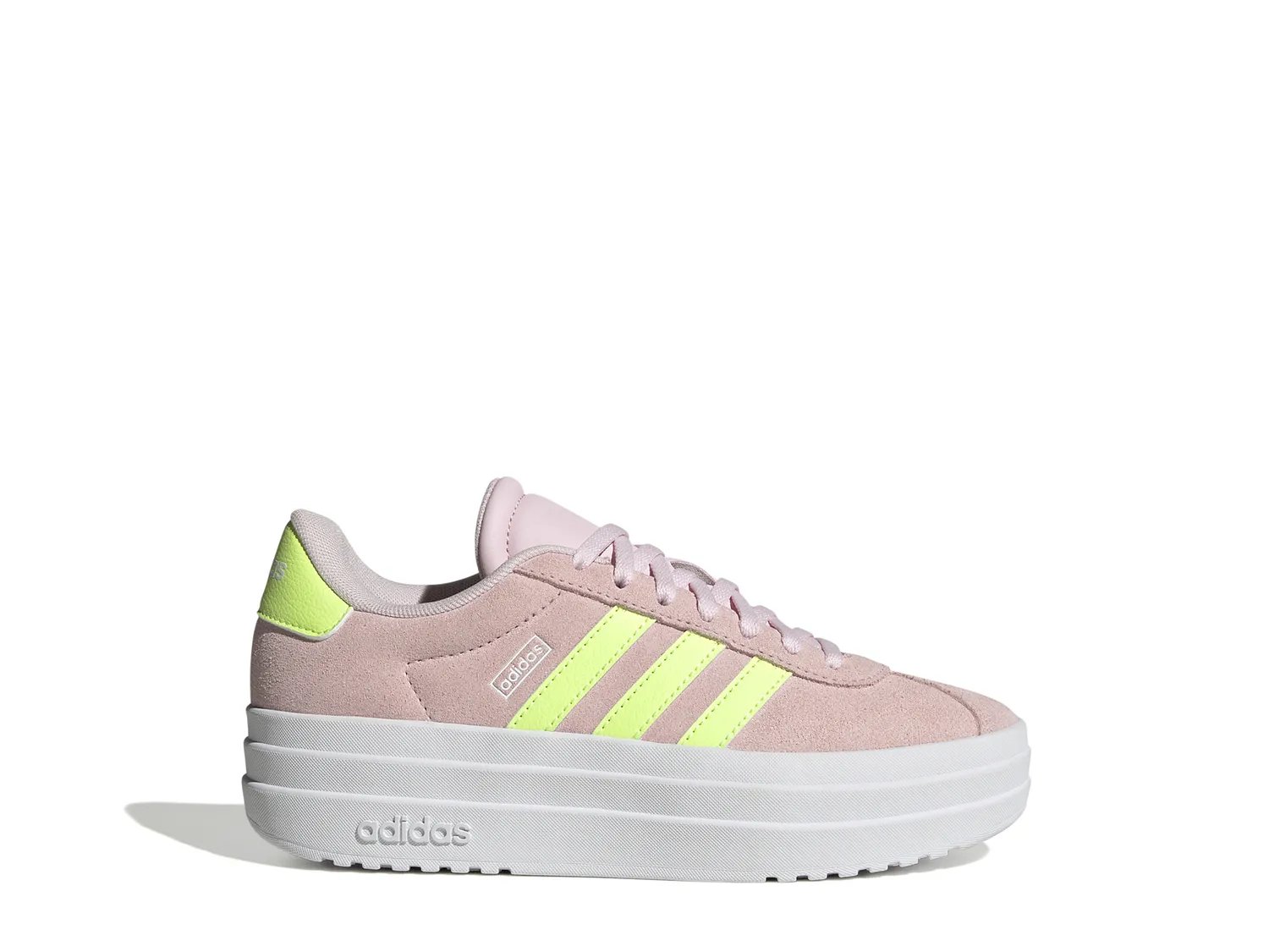 Кроссовки adidas Court Bold Platform Sneaker - Kids', светло-розовый — фото 3