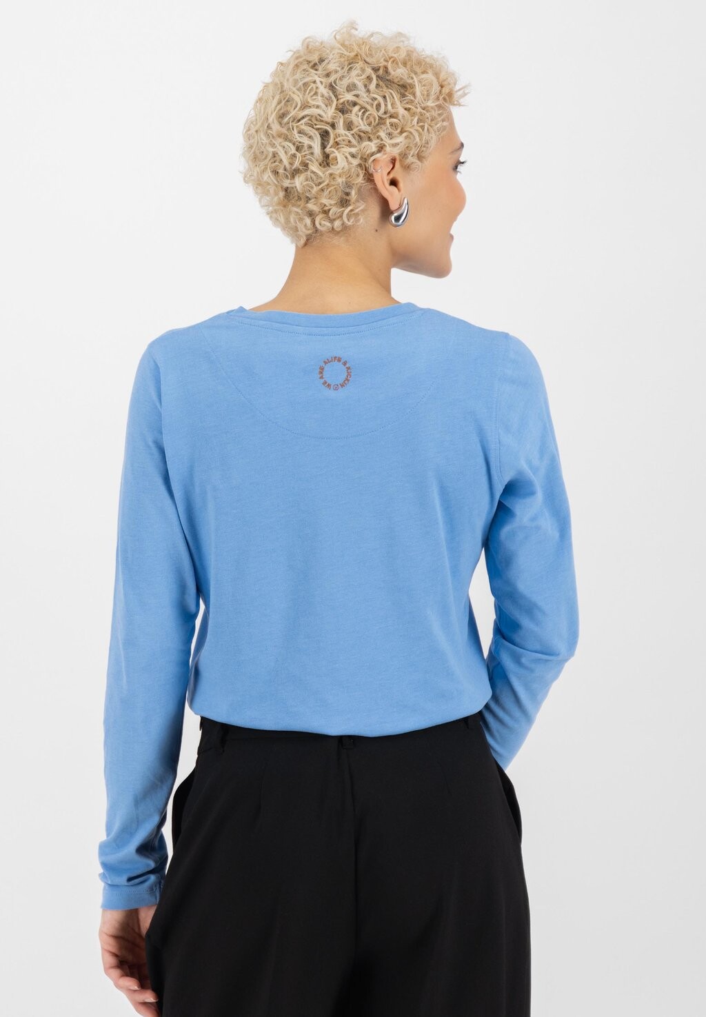 

Топ с длинными рукавами LEA A alife & kickin, цвет Mottled Blue