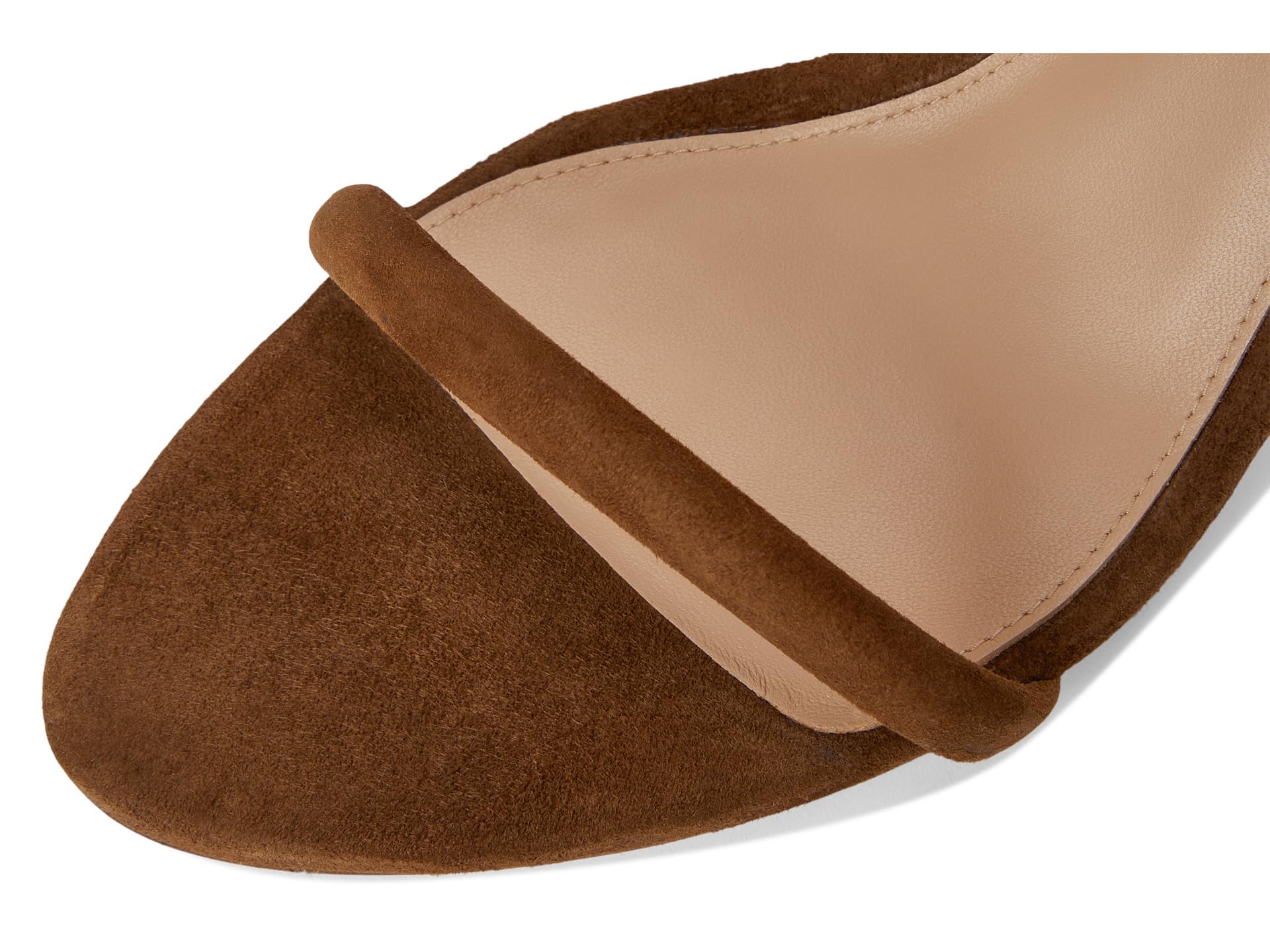 Сандалии Veronica Beard Sylvie 75, цвет Chestnut Brown Suede — фото 2
