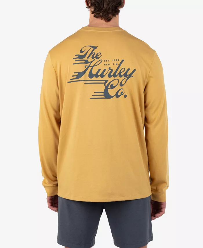 

Мужская футболка Built с длинным рукавом Hurley, оранжевый