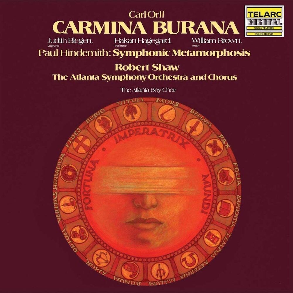 

Виниловая пластинка LP Orff: Carmina Burana - Carl Orff, Robert Shaw, Atlanta Symphony Orchestra & Chorus