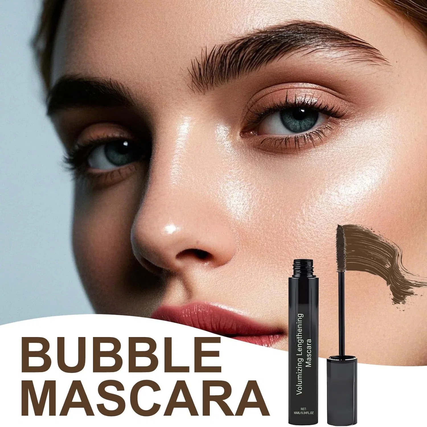 Тушь для ресниц водостойкая Lift Up Mascara, No Brand, черный — фото 3