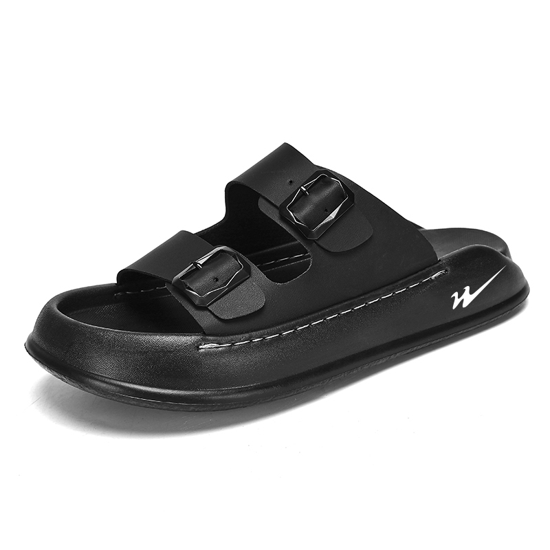 

Binary Сандалии-сандалии с противоскользящей подошвой Quiet Slide мужские, черные