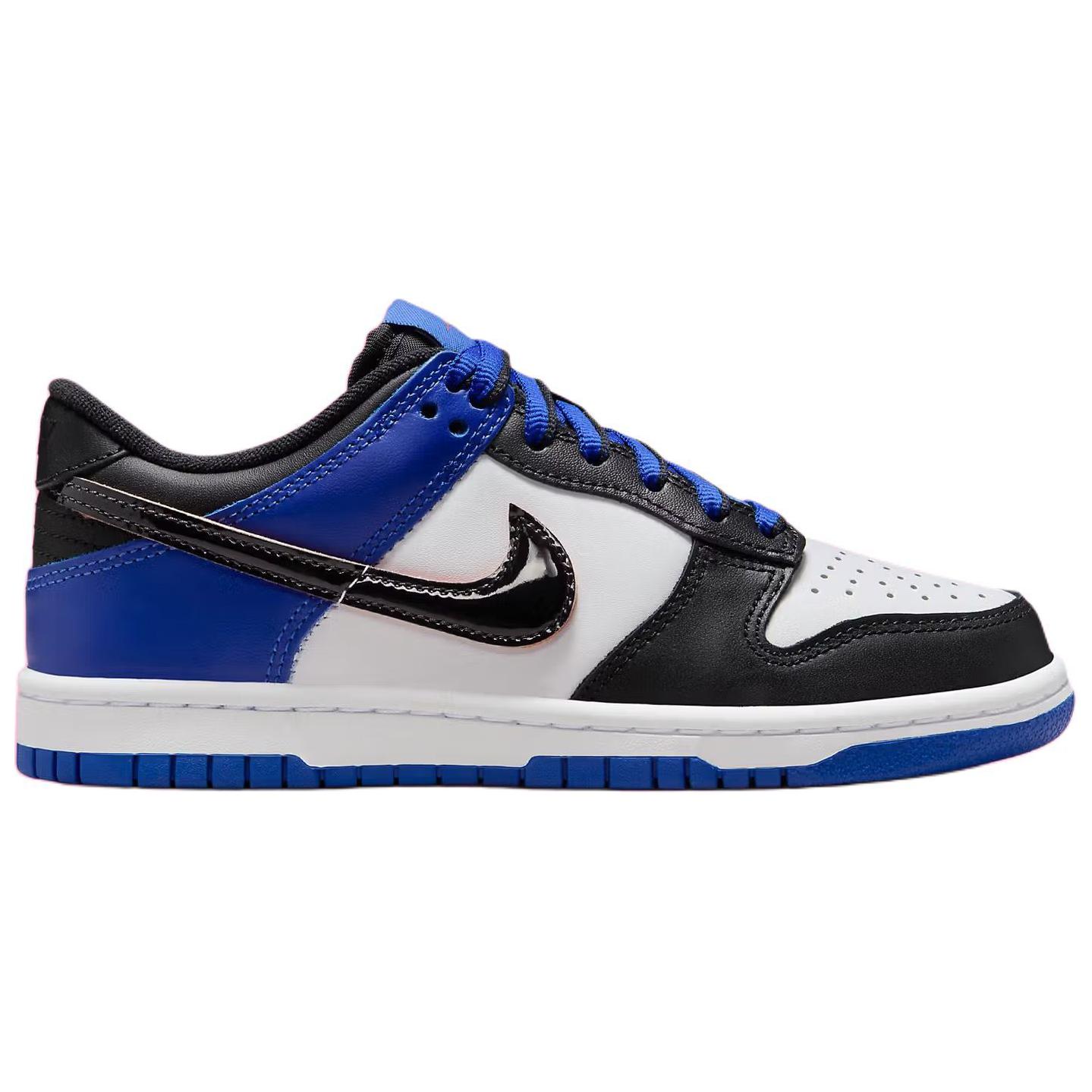 Nike Детские скейтбординг кроссовки dunk low top устойчивые к скольжению и износу blue — фото 3