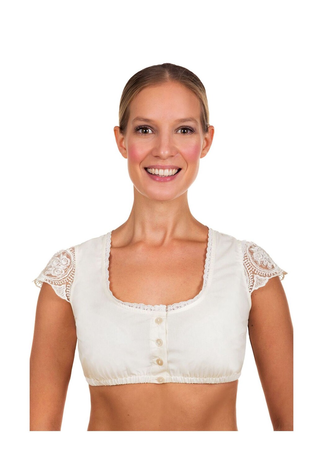 

Блуза дирндль Роми EDELNICE, кремовый