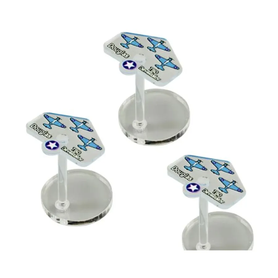 

Американские торпедоносцы Douglas TBD Devastator, Token Sets - Axis & Allies (Litko Aerosystems)
