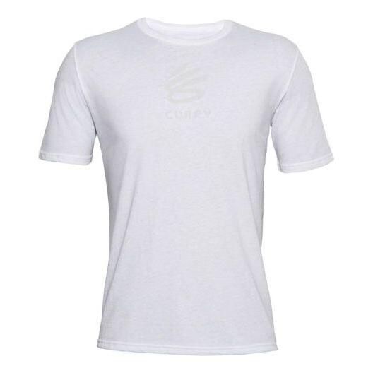 

Футболка men's curry casual logo printing short sleeve white Under Armour, белый
