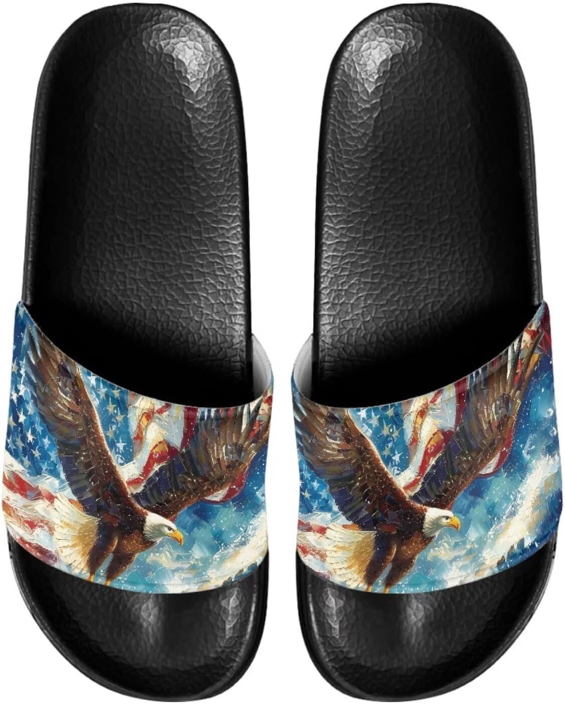 

Спортивные сандалии с открытым носком Psesaysky, Eagle American Flag-4