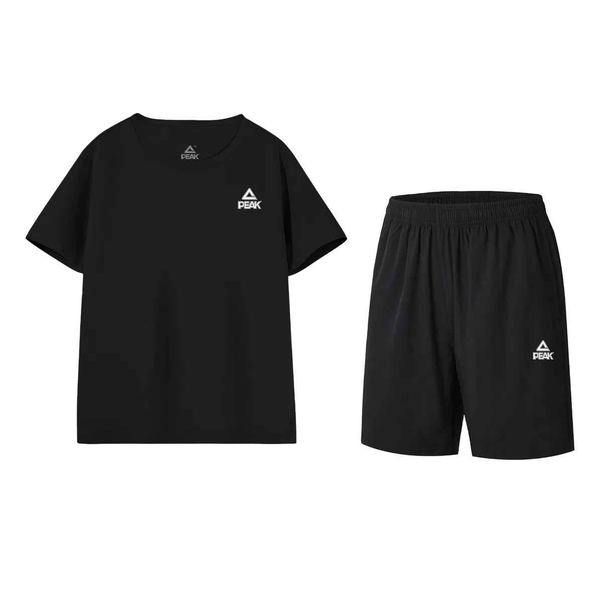 Спортивный костюм с круглым вырезом PEAK Black