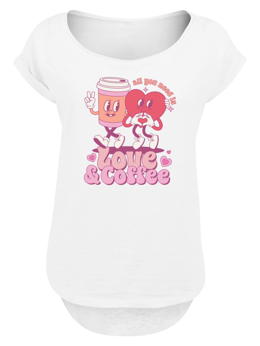 

Рубашка F4NT4STIC Love And Coffe Valentinstag, белый