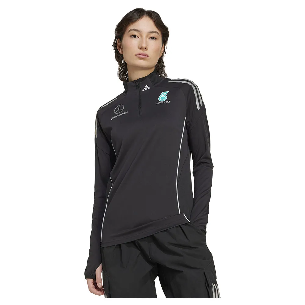 

Толстовка adidas Mercedes AMG Petronas F1 Team half zip, черный