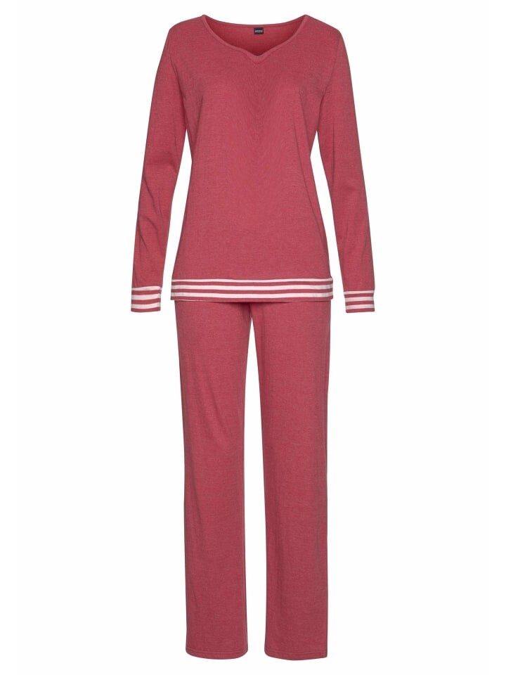 

Пижама ARIZONA, цвет dunkelrot-meliert