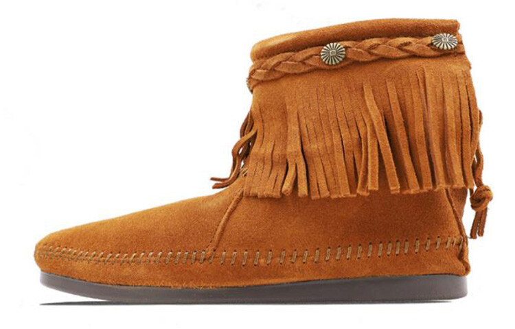 Ботильоны женские коричневый Minnetonka