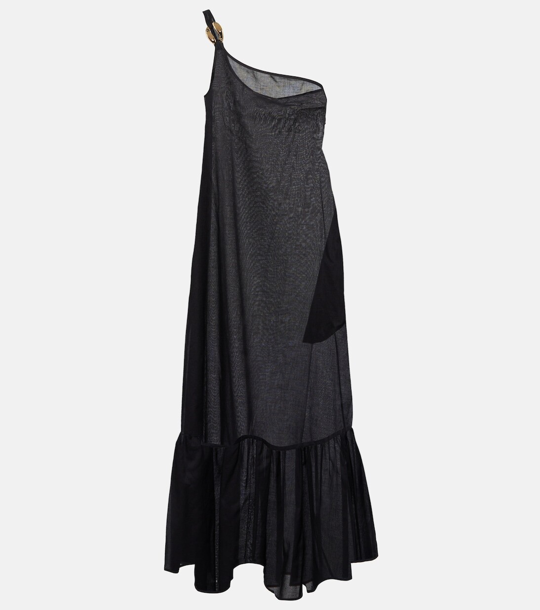 

Платье миди falabella из хлопка Stella Mccartney, черный