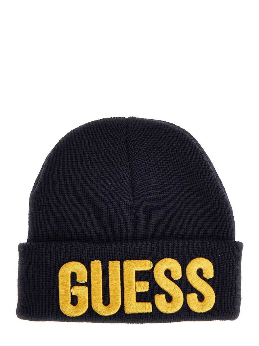 

Шапка GUESS Beanie, темно-синий