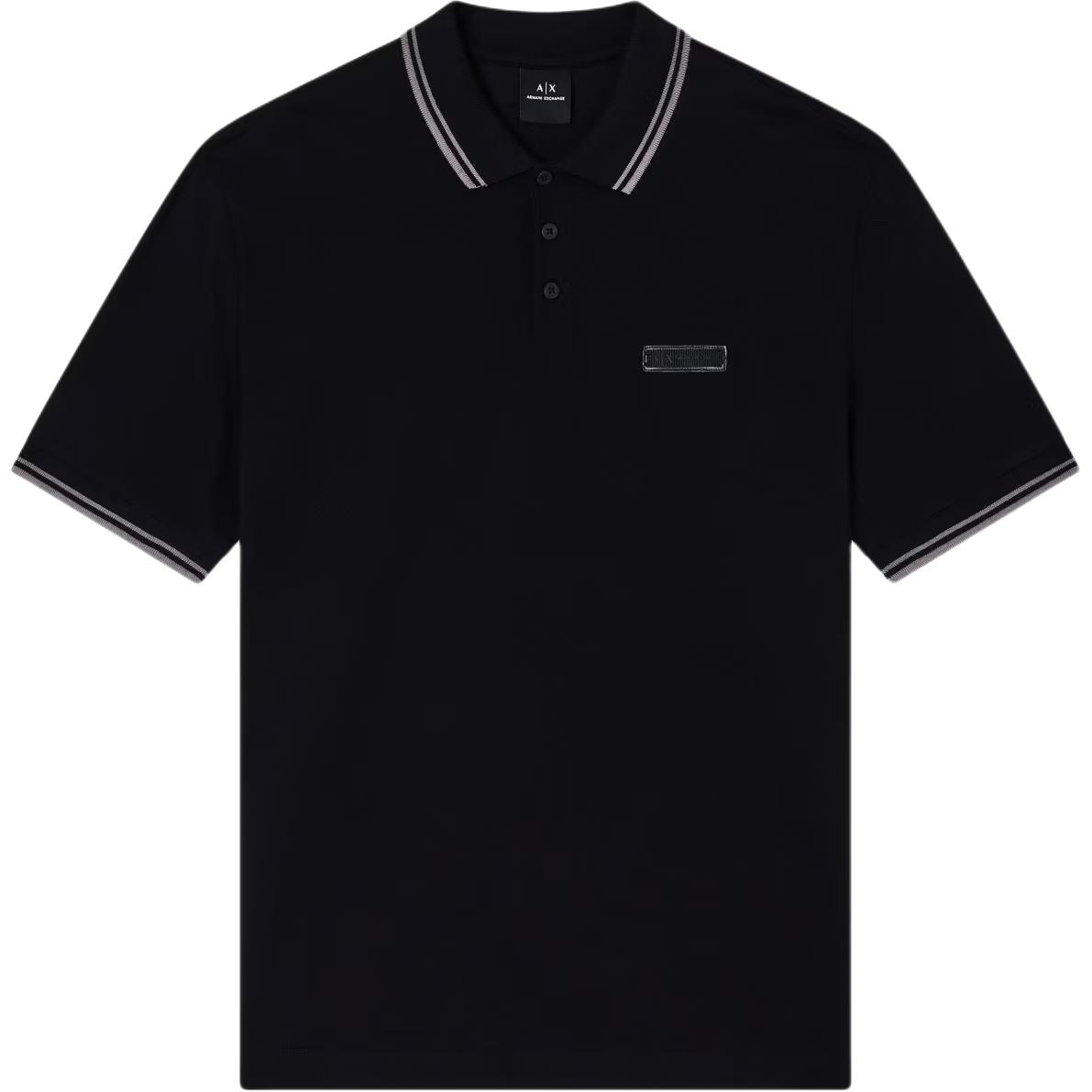 

Футболка-поло мужская ARMANI EXCHANGE, черный