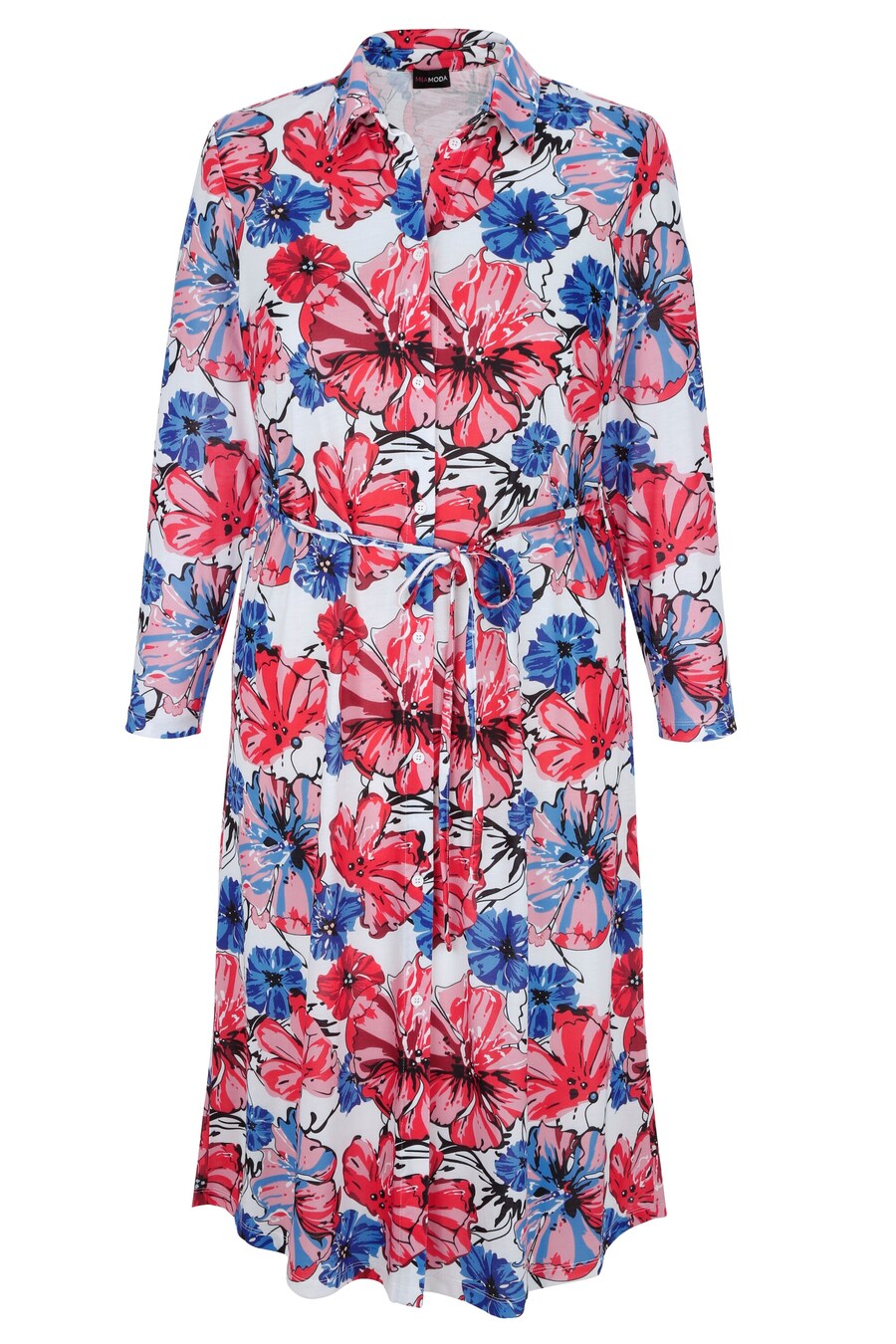 

Платье рубашка MIAMODA Shirt Dress, разноцветный