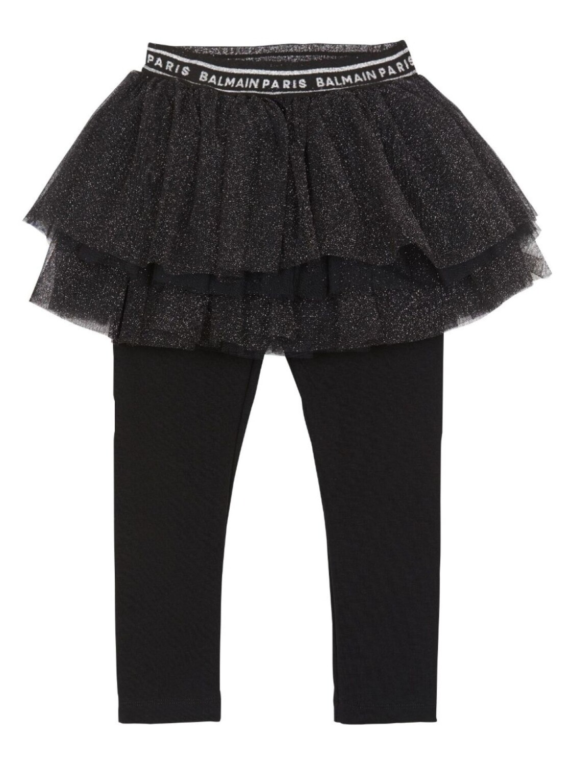 

Balmain Kids легинсы с логотипом, черный