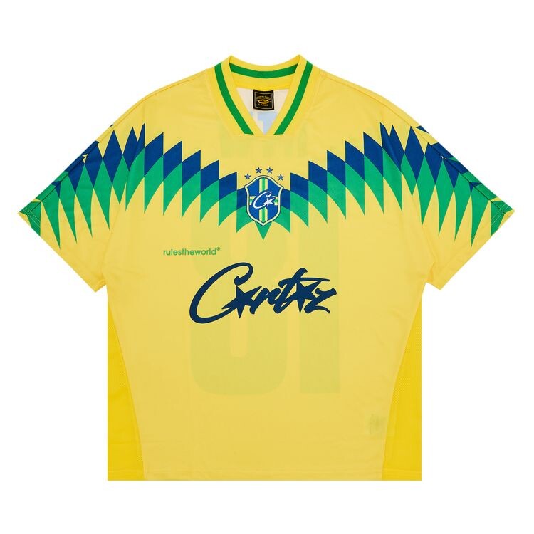 

Джерси Corteiz Club America Jersey Brasil Yellow, желтый