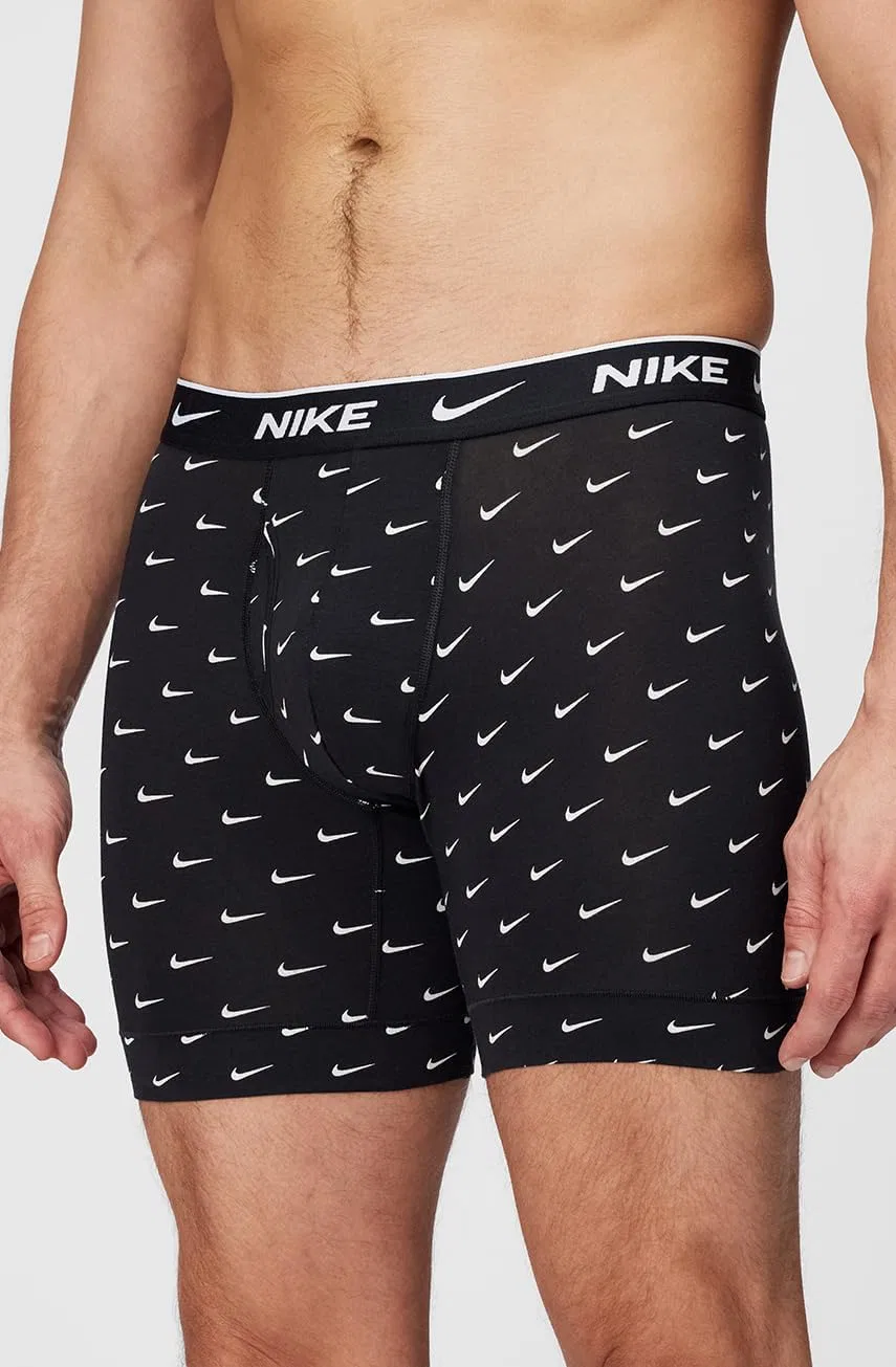 Боксеры Nike Swoosh Print, Cool Grey, University Blue — фото 2