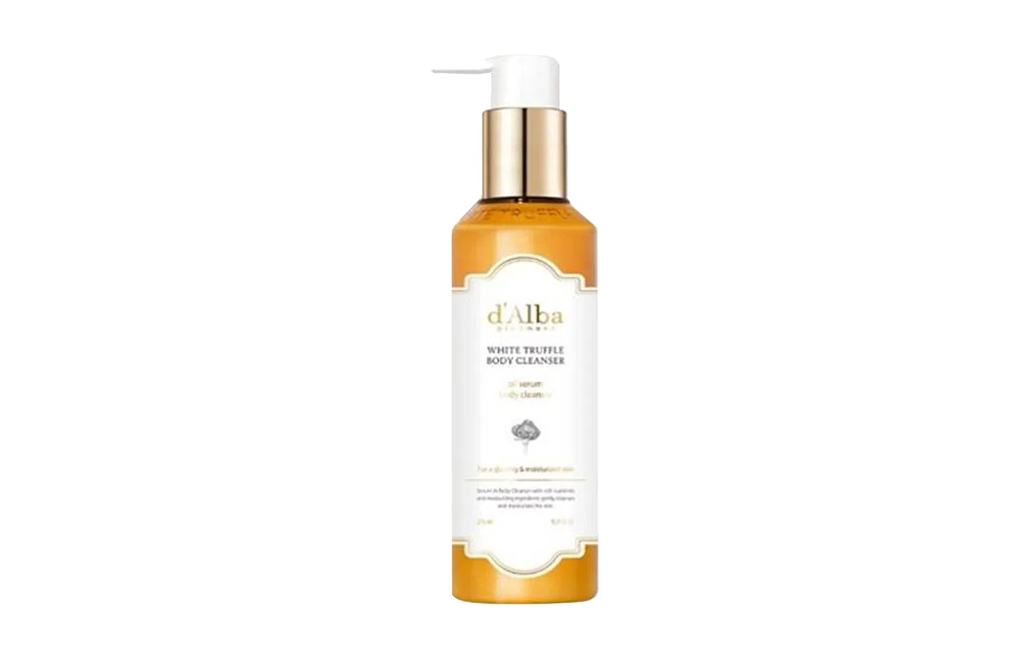 Гель для душа D'Alba White Truffle Oil Serums Hydrating Cleaning 275 мл — фото 3