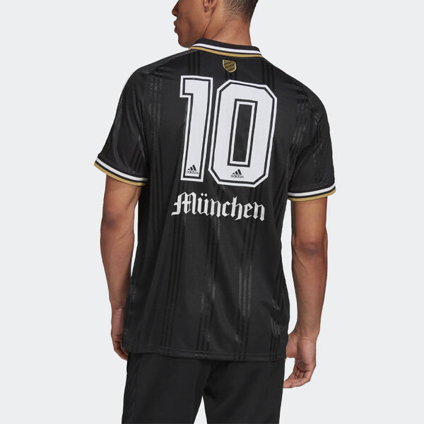 Футболка adidas Training Sports Soccer/Football Short Sleeve Black, черный — фото 4