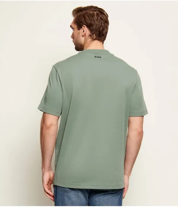 Футболка Iconic TL relaxed fit Boss Green, зеленый — фото 3