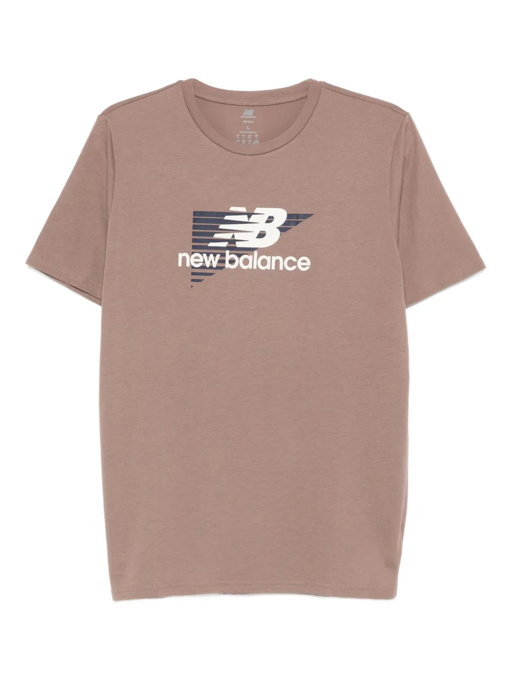 

Футболка с логотипом NEW BALANCE, коричневый
